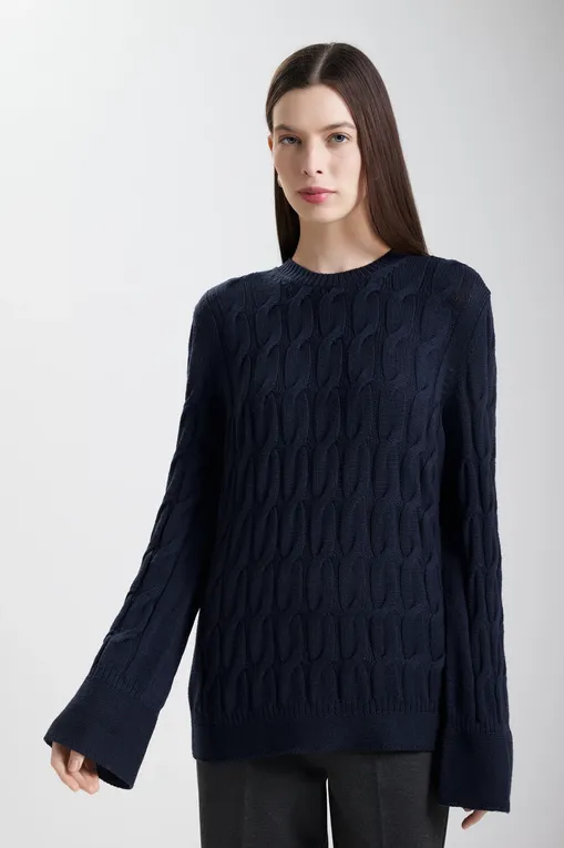 Джемперы MM by MaxMara JOICE 252636608 007 NAVY