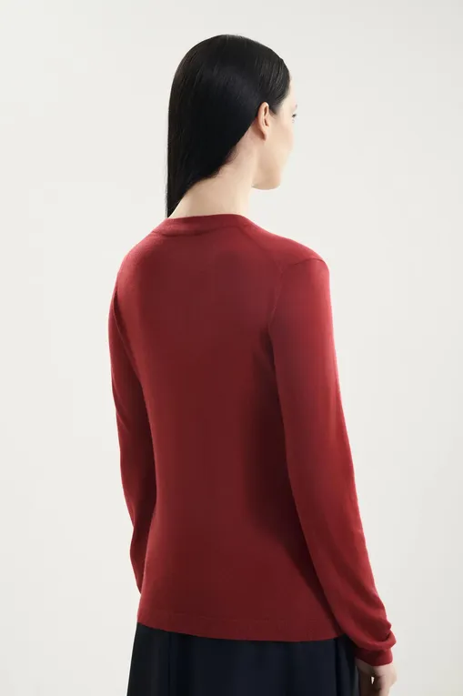 Джемперы MM by MaxMara MMLDOLMEN 261636102 003 DARK RED