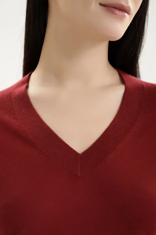 Джемперы MM by MaxMara MMLDOLMEN 261636102 003 DARK RED