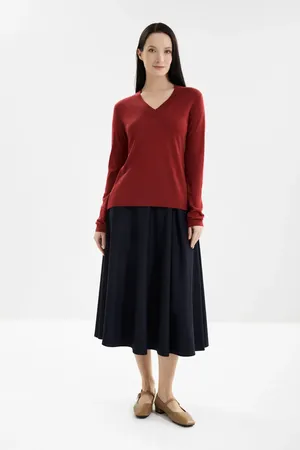 MM by MaxMara MMLDOLMEN 261636102 003 DARK RED