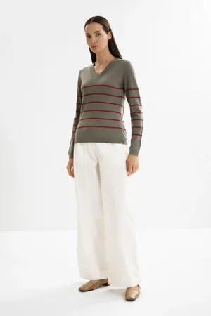 MM by MaxMara MMLDOLMEN 261636102 006 HORN GREY GREEN