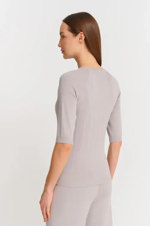 Джемперы MM by MaxMara NOSTOC 251636104 001 LIGHT GREY