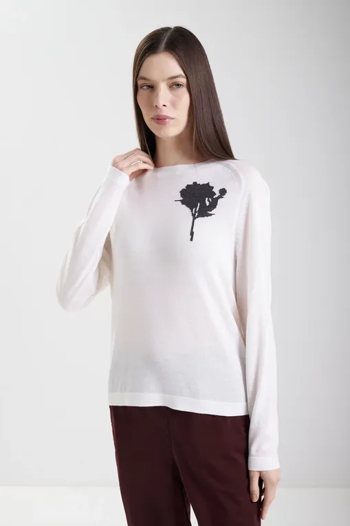 Джемперы MM by MaxMara PACO 252636616 001 WHITE