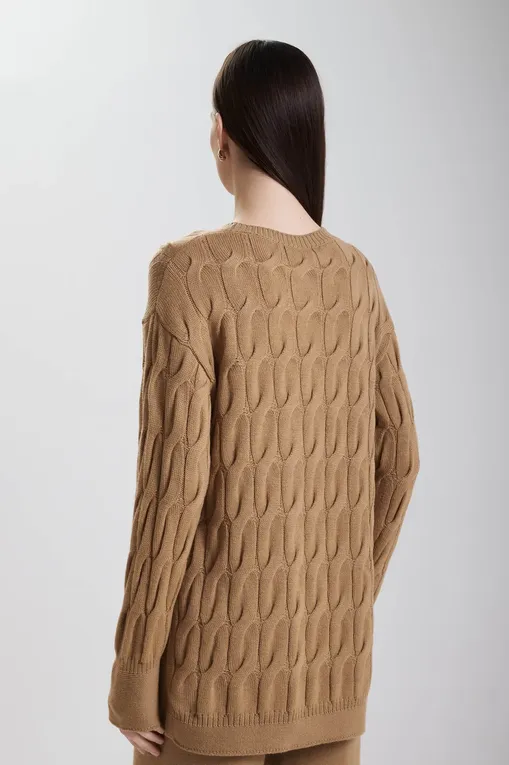 Джемперы MM by MaxMara QUID 252636609 003 CAMEL