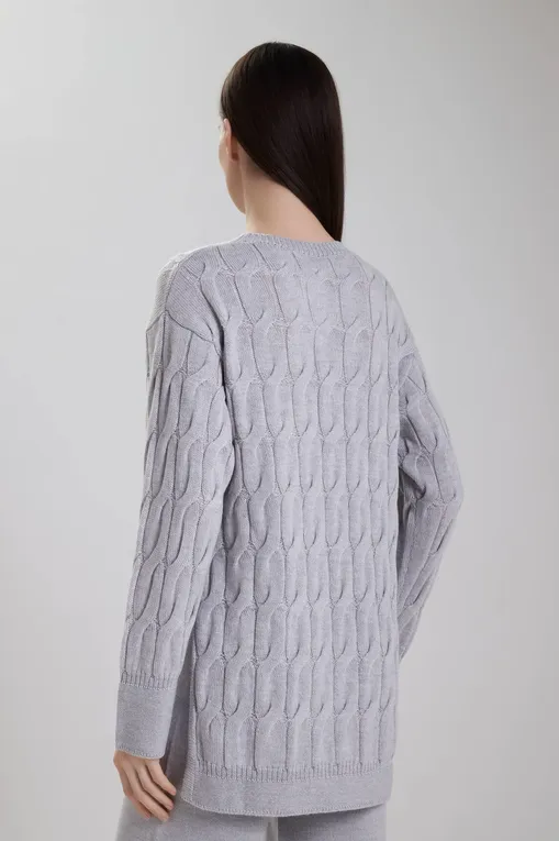 Джемперы MM by MaxMara QUID 252636609 005 LIGHT GREY