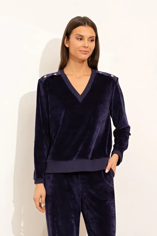 Джемперы Petit Pas VEL005 blue