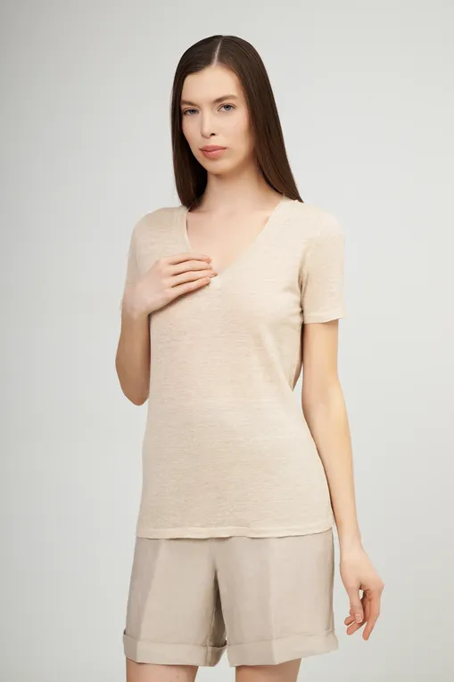 Футболки 120% Lino 32ALIW7665-000B568-S-00 S00092 SAFARI SOFT FADE