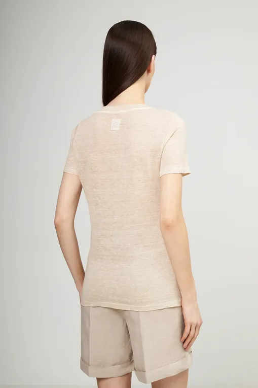 Футболки 120% Lino 32ALIW7665-000B568-S-00 S00092 SAFARI SOFT FADE