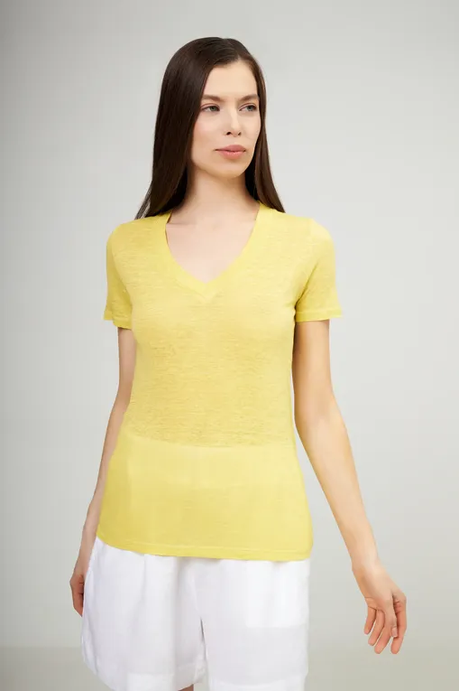 Футболки 120% Lino 32ALIW7665-000B568-S-00 S00041 SUN SOFT FADE