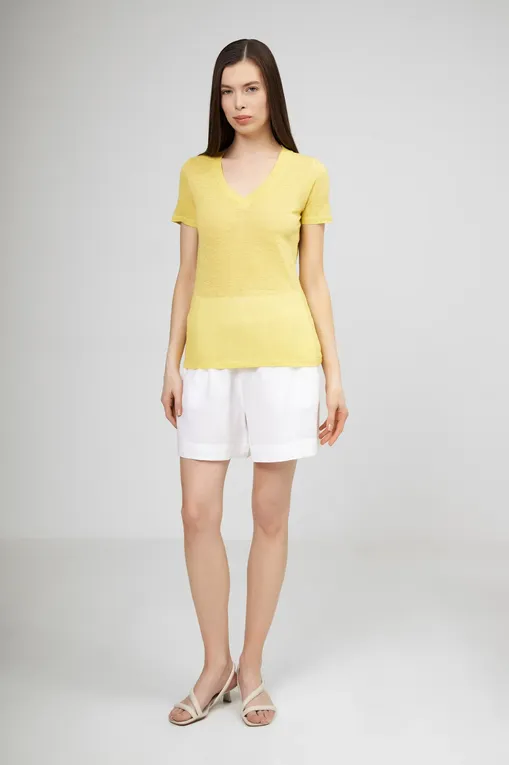 Футболки 120% Lino 32ALIW7665-000B568-S-00 S00041 SUN SOFT FADE