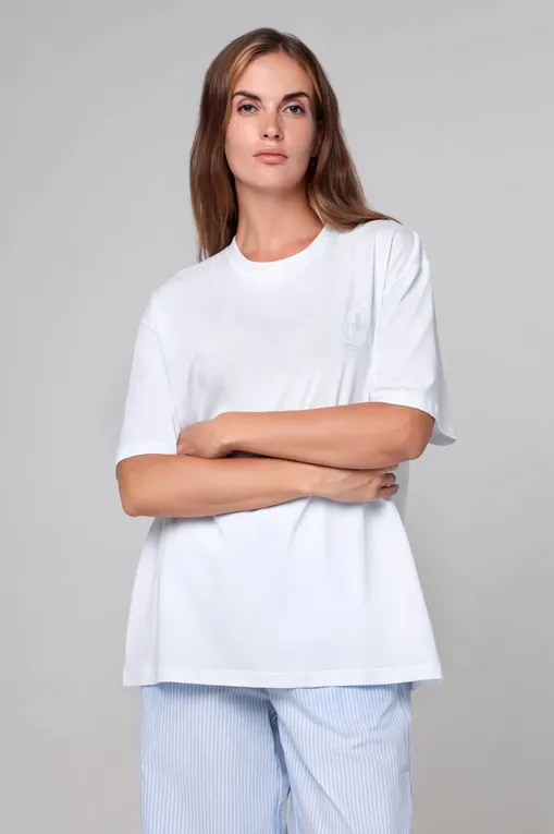 Футболки BALLANTYNE BLW164 UCTH4 OPTICAL WHITE 10156