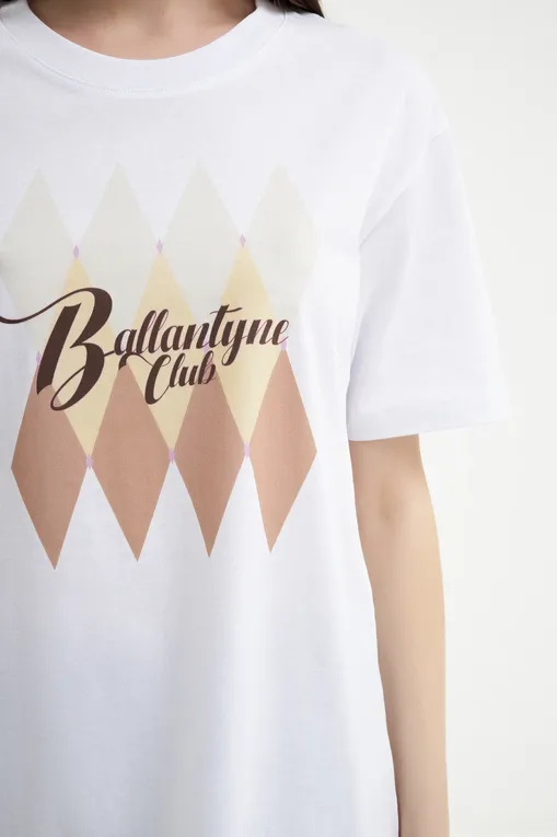 Футболки BALLANTYNE BLW211 UCTH4 OPTICAL WHITE 10156