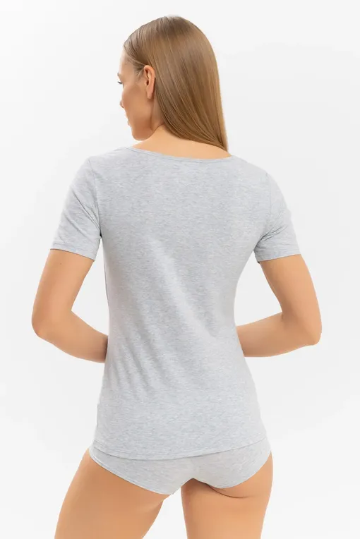 Футболки Calida 14075 943 grey melange