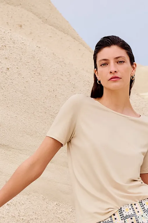 Футболки Calida 14359 070 dune beige