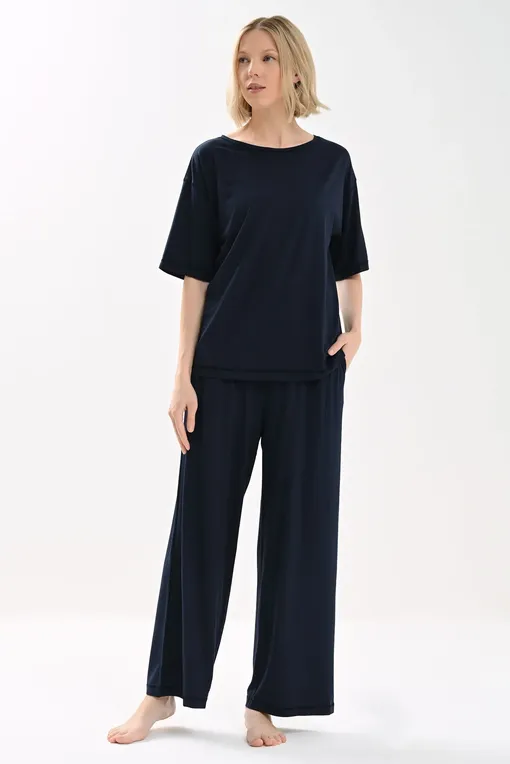 Футболки Calida 14891 339 dark lapis blue