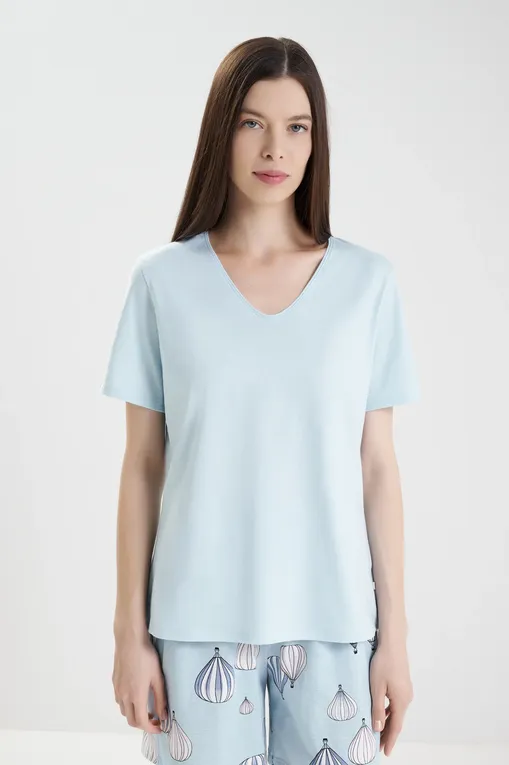 Футболки Calida 14995 545 cascade blue