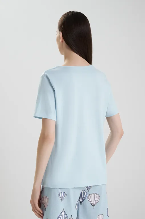 Футболки Calida 14995 545 cascade blue