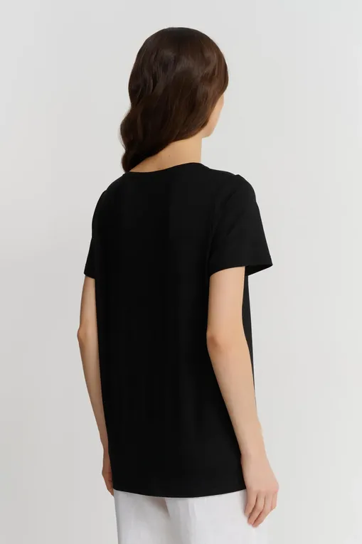 Футболки Derek Rose 1227-LARA 001BLA