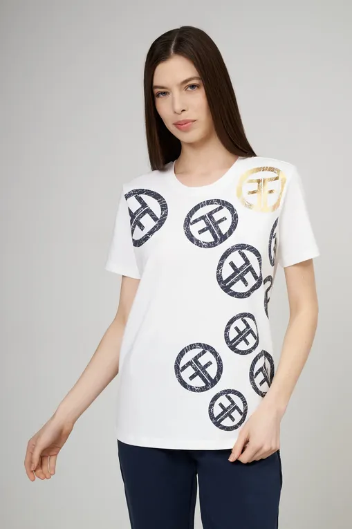 Футболки Furstenberg 43306433 605weis.gold