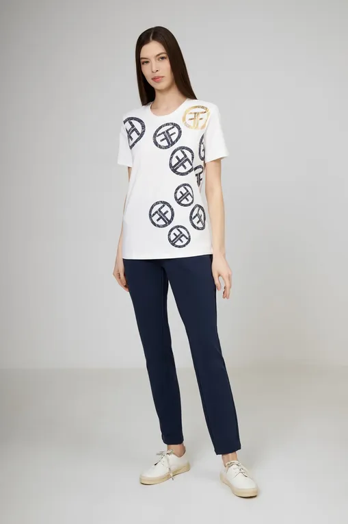 Футболки Furstenberg 43306433 605weis.gold