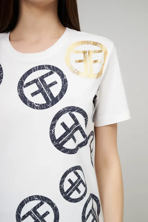 Футболки Furstenberg 43306433 605weis.gold