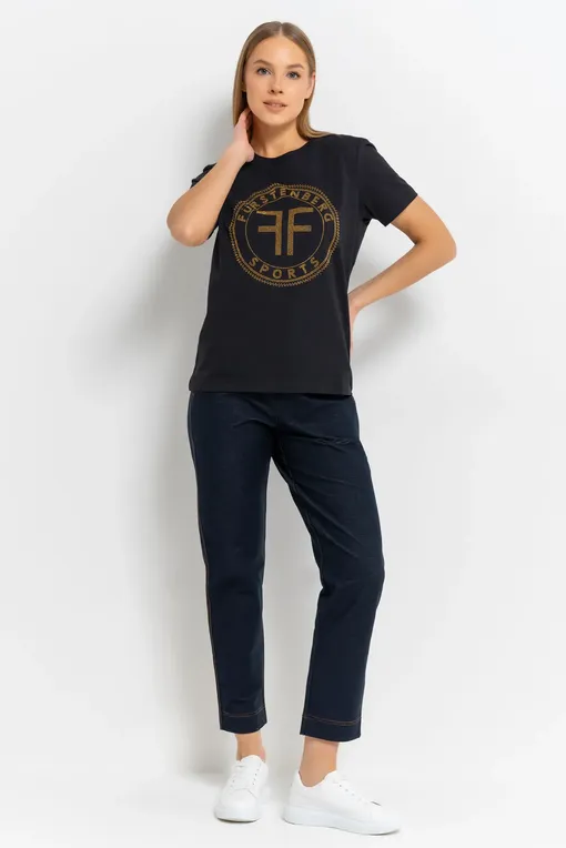 Футболки Furstenberg 43306533 95 black gold