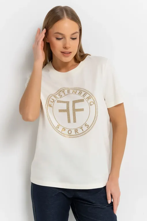 Футболки Furstenberg 43306533 261 ecru-gold