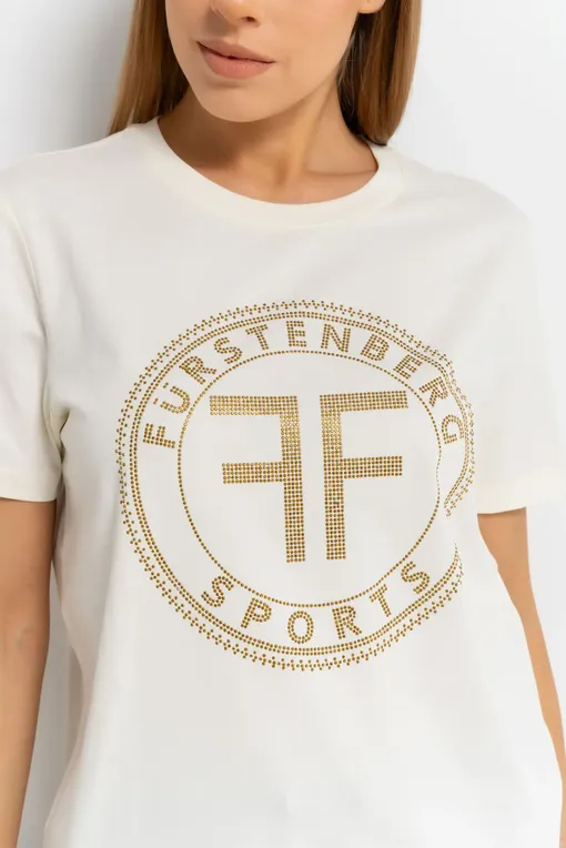 Футболки Furstenberg 43306533 261 ecru-gold