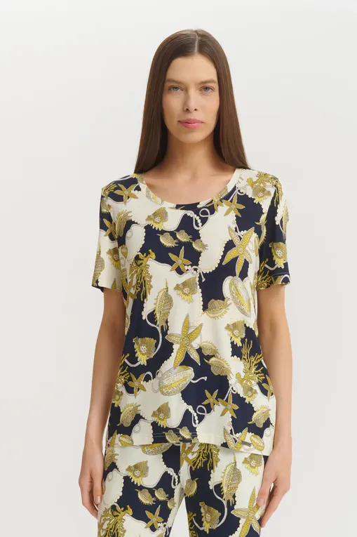 Футболки Furstenberg 45304733 411ecru.nightblue