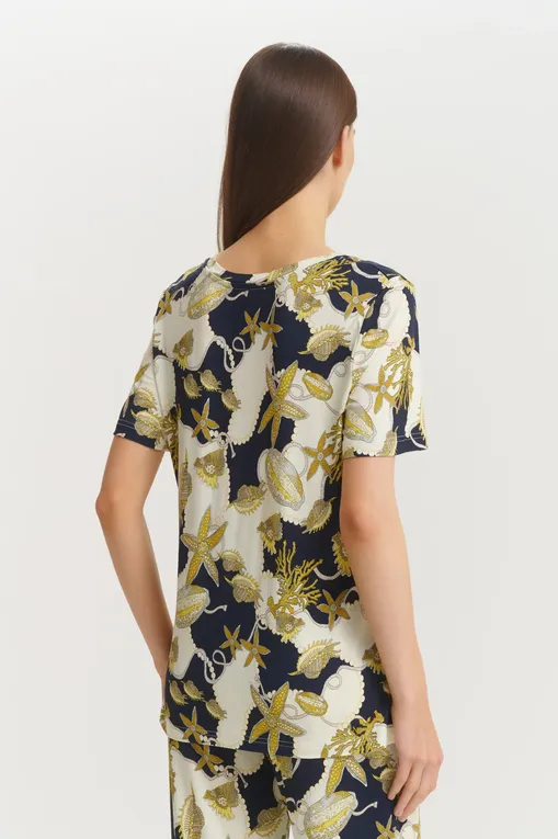 Футболки Furstenberg 45304733 411ecru.nightblue