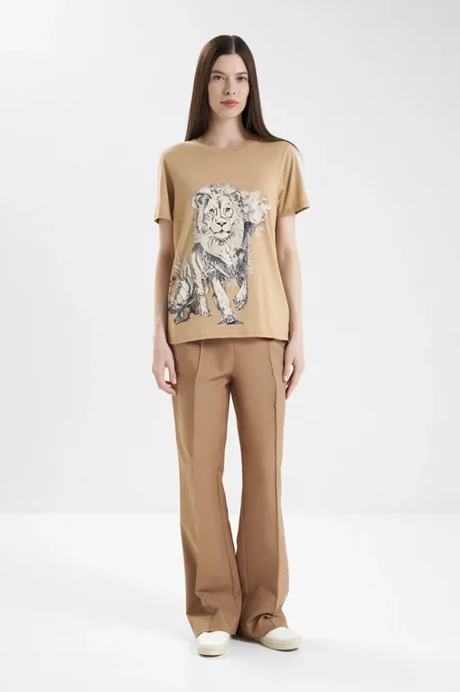 Футболки Las Surenas T-ShirtWildSide_AW25 Camel