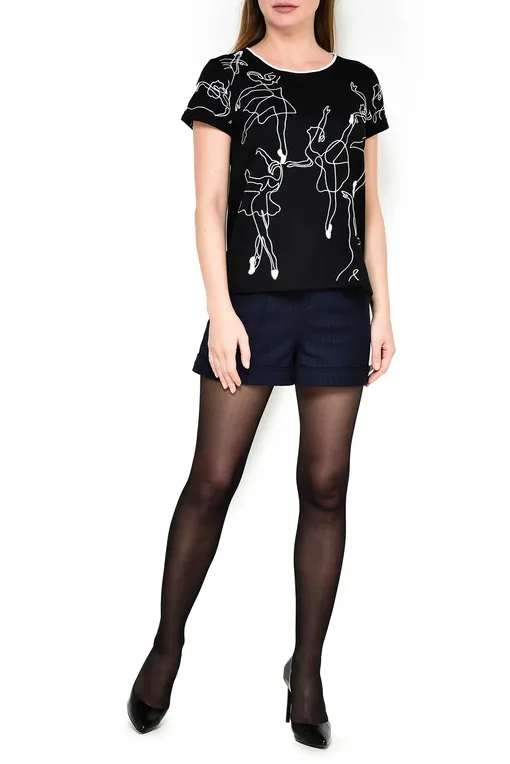 Футболки Leo & Ugo TEA098 black