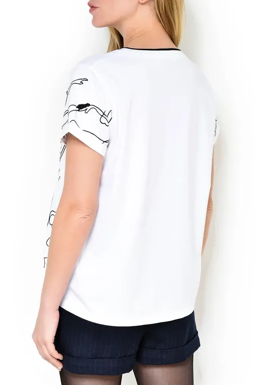 Футболки Leo & Ugo TEA098 off white