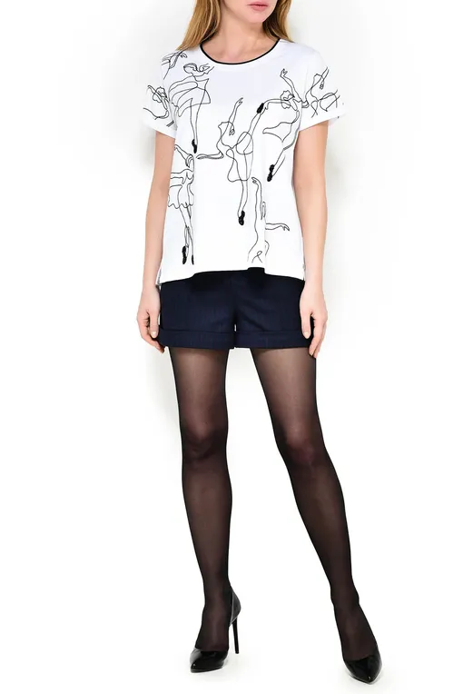Футболки Leo & Ugo TEA098 off white