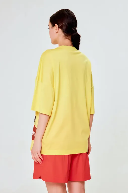 Футболки Max Mara Leisure SATRAPO 241697101 012 YELLOW