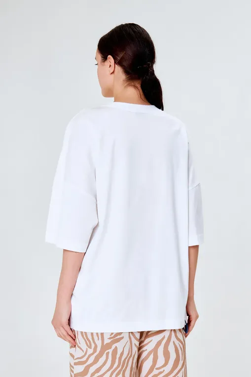 Футболки Max Mara Leisure SATRAPO 241697101 021 OPTICAL WHITE