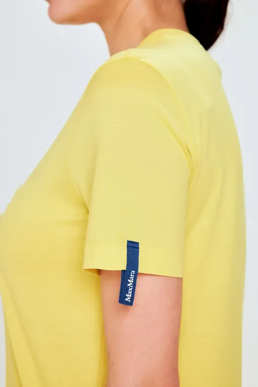 Футболки Max Mara Leisure OBLIQUA 241694110 002 YELLOW