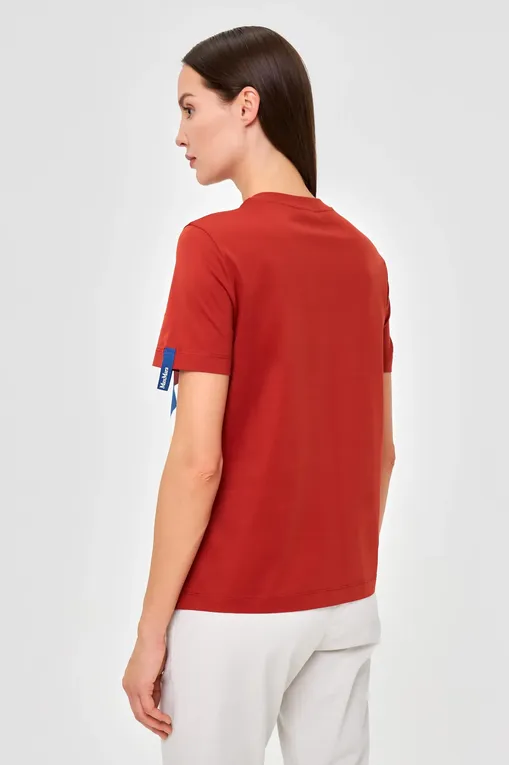 Футболки Max Mara Leisure OBLIQUA 241694110 003 RUST