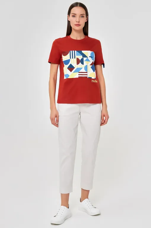 Футболки Max Mara Leisure OBLIQUA 241694110 003 RUST