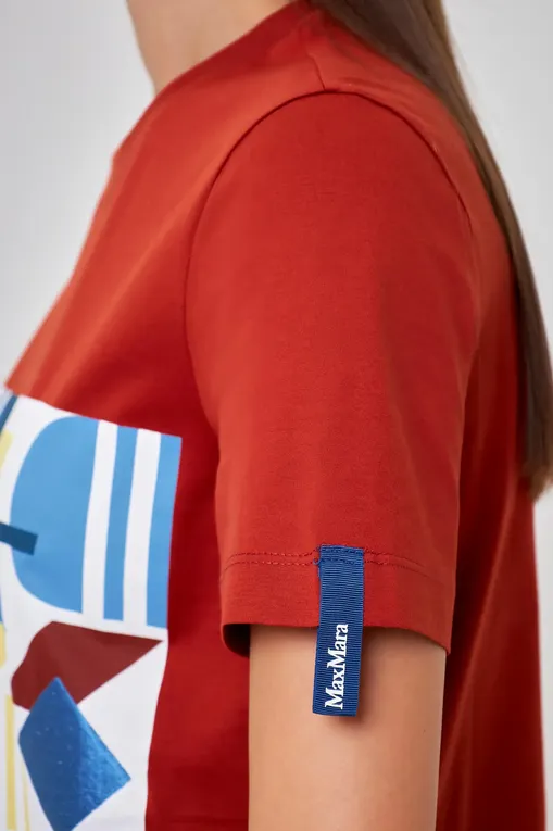 Футболки Max Mara Leisure OBLIQUA 241694110 003 RUST