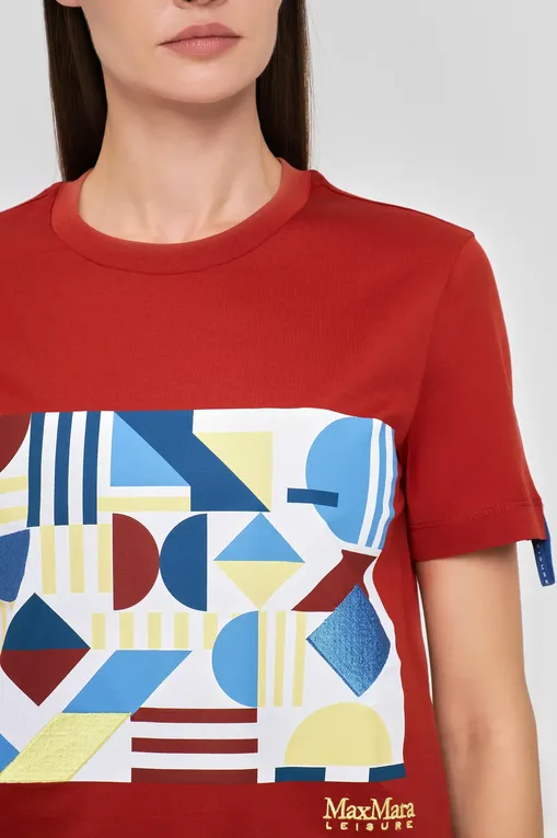 Футболки Max Mara Leisure OBLIQUA 241694110 003 RUST