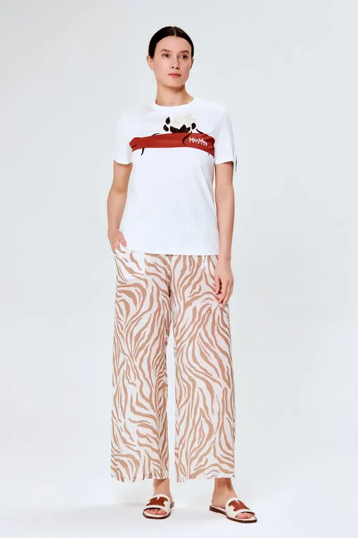 Футболки Max Mara Leisure OBLIQUA 241694110 011 OPTICAL WHITE