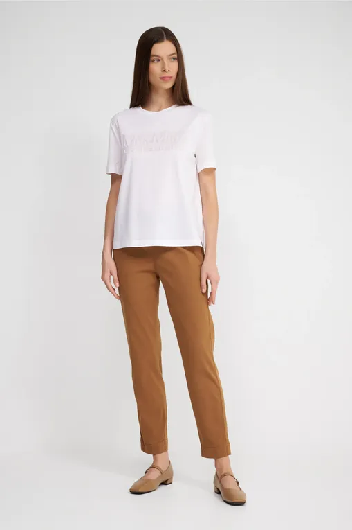 Футболки Max Mara Leisure PAGGIO 242694603 001 OPTICAL WHITE