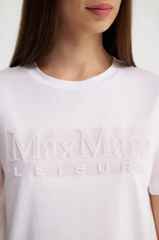 Футболки Max Mara Leisure PAGGIO 242694603 001 OPTICAL WHITE
