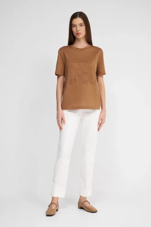 Футболки Max Mara Leisure PAGGIO 242694603 002 TOBACCO