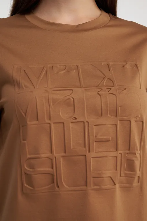 Футболки Max Mara Leisure PAGGIO 242694603 002 TOBACCO