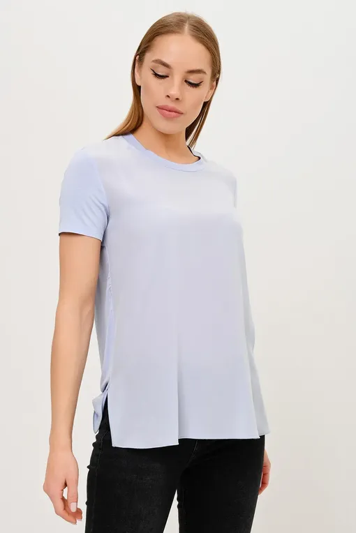 Футболки Max Mara POSATO 39710216 002 LIGHT BLUE