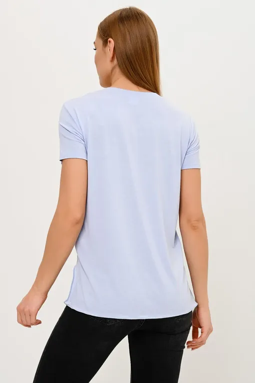 Футболки Max Mara POSATO 39710216 002 LIGHT BLUE