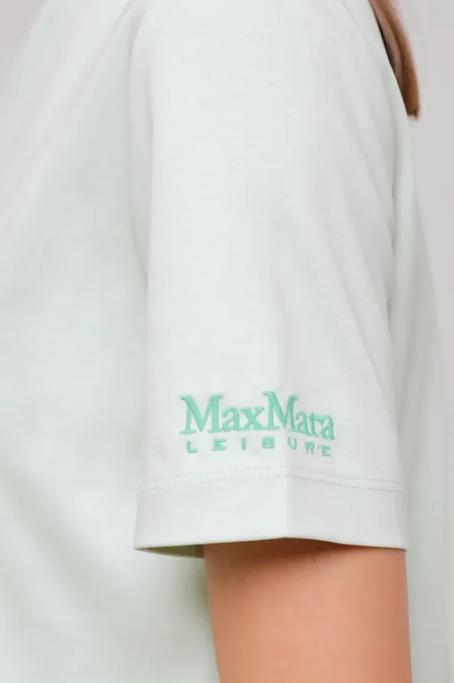 Футболки Max Mara TAZZINA 23394107 005 PASTEL GREEN