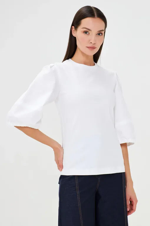 Футболки Max Mara Leisure TEBAIDE 241694104 006 OPTICAL WHITE